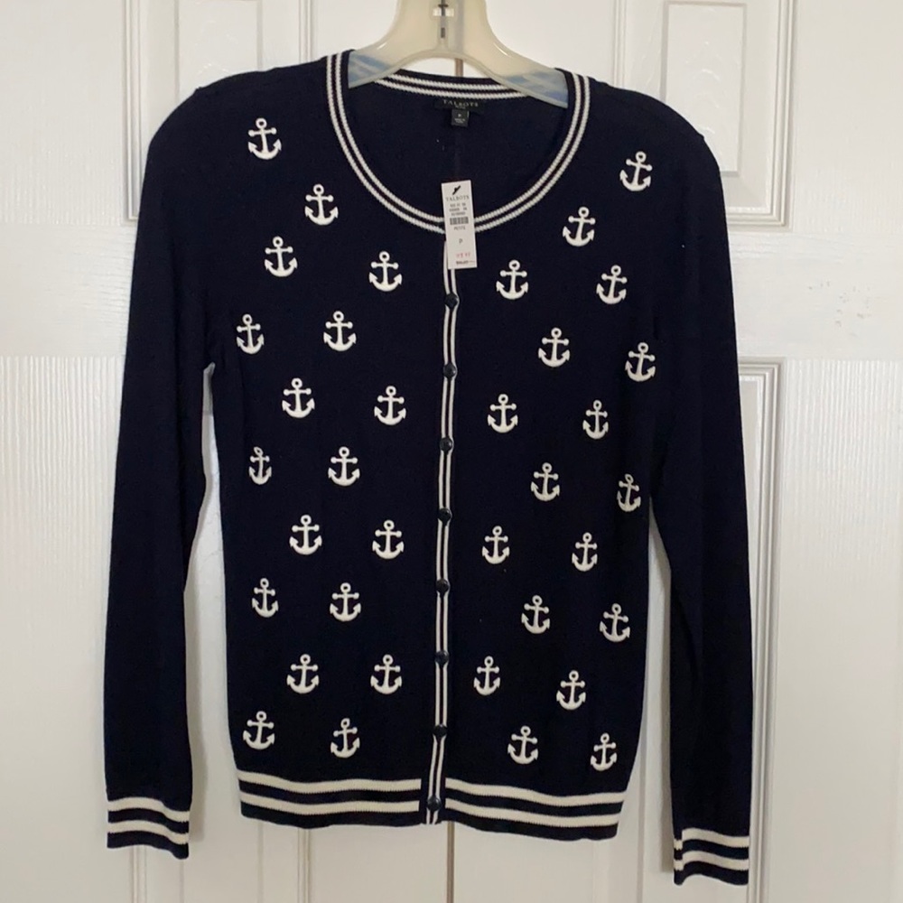 New with tags Talbots sweater with anchors